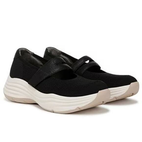 LifeStride x BZees Intuition Knit Slip-On Sneakers Black - 8M - Picture 1 of 11